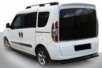 Opel Combo 2012–2018 Zadní ochranný rám Black (nerez) fotografie 1