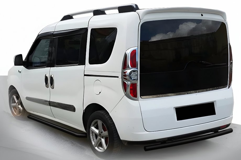 Opel Combo 2012–2018 Zadní ochranný rám Black (nerez) Image
