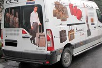Opel Movano 2010–2021 Zadní ochranný rám Black (nerez) fotografie 3