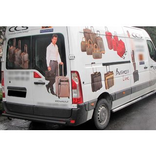 Zadní ochranný rám Black (nerez) Opel Movano 2010–2021 fotografie 3