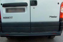 Renault Master 2011–2023 Zadní ochranný rám Black (nerez) fotografie 3
