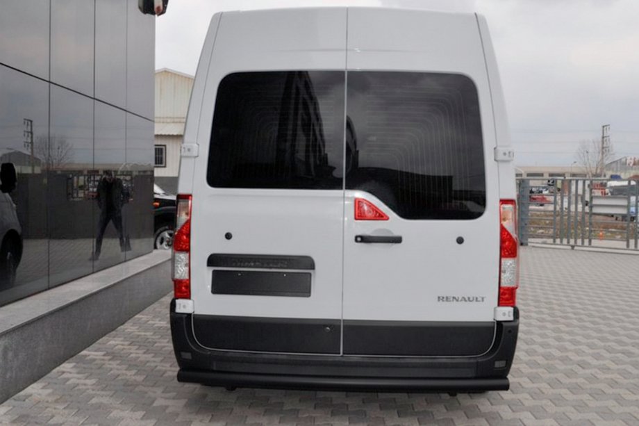 Renault Master 2011–2023 Zadní ochranný rám Black (nerez) Image