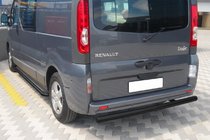 Renault Trafic 2001–2015 Zadní ochranný rám AK002 Black (nerez) fotografie 2