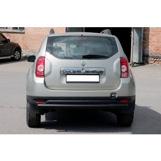 Zadní rovný ochranný oblouk Black (nerez) Dacia Duster 2008–2018 fotografie 2