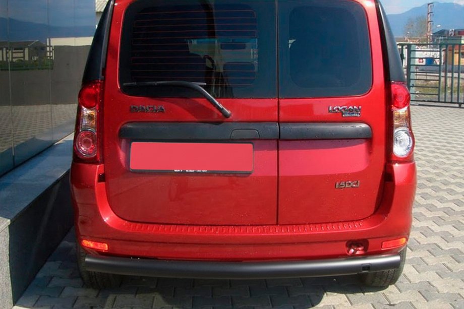 Renault Logan MCV 2005–2013 Zadní ochranný rám Black (nerez) Image