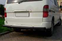 Toyota HiAce Zadní ochranný rám Black (nerez) fotografie 1