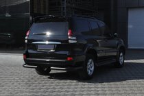 Toyota Land Cruiser Prado 120 2002–2009 Zadní rohy AK003 Black (2 ks, nerez) fotografie 4