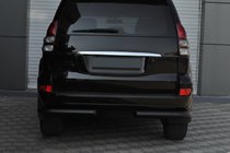 Toyota Land Cruiser Prado 120 2002–2009 Zadní rohy AK003 Black (2 ks, nerez) fotografie 5