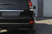 Toyota Land Cruiser Prado 120 2002–2009 Zadní rohy AK003 Black (2 ks, nerez) fotografie 8