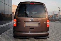 Volkswagen Caddy 2004–2010 Zadní rohy AK003 Black (2 ks, nerez) fotografie 1