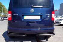 Volkswagen Caddy 2004–2010 Zadní rohy AK003 Black (2 ks, nerez) fotografie 8