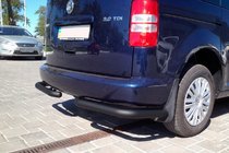 Volkswagen Caddy 2004–2010 Zadní rohy AK003 Black (2 ks, nerez) fotografie 9