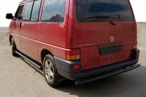 Volkswagen T4 Transporter 1990–2003 Zadní ochranný rám AK002 Black (nerez) fotografie 2