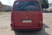 Volkswagen T4 Caravelle/Multivan 1990–2003 Zadní ochranný rám AK002 Black (nerez) fotografie 4