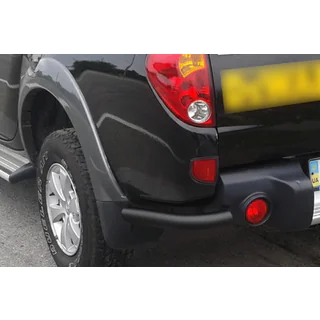Zadní rohy AK003 Black (2 ks, nerez) Mitsubishi L200 2006–2015 fotografie 2