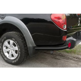 Zadní rohy AK003 Black (2 ks, nerez) Mitsubishi L200 2006–2015 fotografie 3