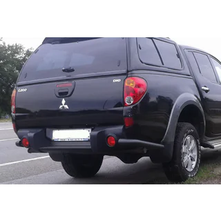 Zadní rohy AK003 Black (2 ks, nerez) Mitsubishi L200 2006–2015 fotografie 1