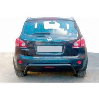 Zadní ochranný rám AK007 Black (nerez) Nissan Qashqai 2007–2010 fotografie 1