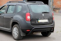 Renault Duster 2008–2017 Zadní ochranný rám – oblouk Black (nerez) fotografie 1