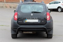 Renault Duster 2008–2017 Zadní ochranný rám – oblouk Black (nerez) fotografie 2