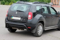 Renault Duster 2008–2017 Zadní ochranný rám – oblouk Black (nerez) fotografie 3