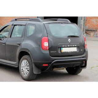 Zadní ochranný rám – oblouk Black (nerez) Dacia Duster 2008–2018 fotografie 1