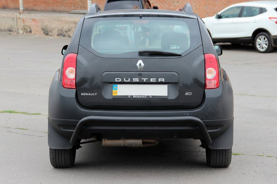 Dacia Duster 2008–2018 Zadní ochranný rám – oblouk Black (nerez) Fotografie 2