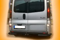 Nissan Primastar 2002–2014 Zadní rohy AK003 Black (nerez) fotografie 3