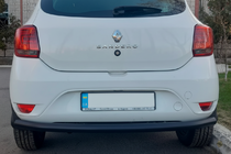 Renault Sandero 2013–2022 Zadní ochranný rám AK002 Black (nerez) fotografie 1