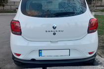 Renault Sandero 2013–2022 Zadní ochranný rám AK002 Black (nerez) fotografie 2