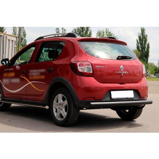Zadní ochranný rám AK002 Black (nerez) Dacia Sandero 2013–2020 fotografie 2