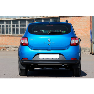 Zadní ochranný rám AK002 Black (nerez) Dacia Sandero 2013–2020 fotografie 4