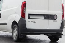 Fiat Doblo II 2010–2022 Zadní rohy AK003 Black (nerez) fotografie 1