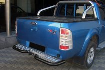 Ford Ranger 2007–2011 Zadní rohy AK003 Black (2 ks, nerez) fotografie 1