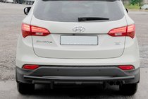 Hyundai Santa Fe 3 2012–2018 Zadní ochranný oblouk AK002 Black (nerez) fotografie 3