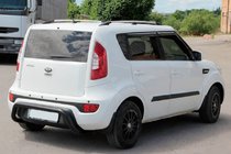 Kia Soul I 2008–2013 Zadní ochranný rám AK002 Black (nerez) fotografie 2