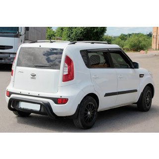 Zadní ochranný rám AK002 Black (nerez) Kia Soul I 2008–2013 fotografie 2