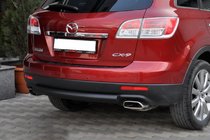 Mazda CX-9 2007–2016 Zadní ochranný oblouk AK002 Black (nerez) fotografie 1