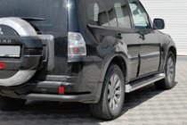 Mitsubishi Pajero Wagon IV 2006–2021 Zadní ochranný rám AK003 Black (nerez) fotografie 1