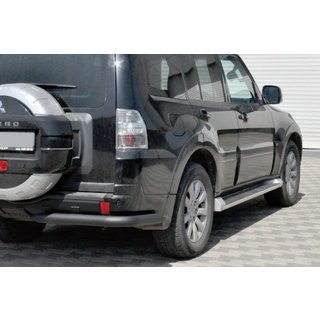 Zadní ochranný rám AK003 Black (nerez) Mitsubishi Pajero Wagon IV 2006–2021 fotografie 1