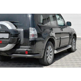 Zadní ochranný rám AK003 Black (nerez) Mitsubishi Pajero Wagon IV 2006–2021 fotografie 1