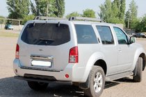 Nissan Pathfinder R51 2005–2014 Zadní ochranný rám AK002 Black (nerez) fotografie 1