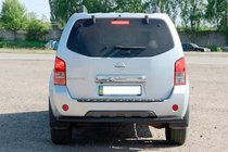 Nissan Pathfinder R51 2005–2014 Zadní ochranný rám AK002 Black (nerez) fotografie 2