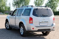 Nissan Pathfinder R51 2005–2014 Zadní ochranný rám AK002 Black (nerez) fotografie 3