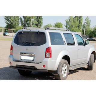Zadní ochranný rám AK002 Black (nerez) Nissan Pathfinder R51 2005–2014 fotografie 1