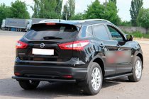 Nissan Qashqai 2014–2021 Zadní ochranný rám AK002 Black (nerez) fotografie 1