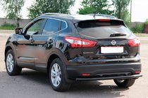 Nissan Qashqai 2014–2021 Zadní ochranný rám AK002 Black (nerez) fotografie 3
