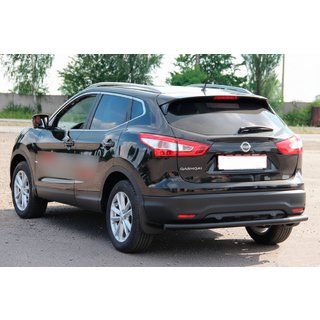 Zadní ochranný rám AK002 Black (nerez) Nissan Qashqai 2014–2021 fotografie 3