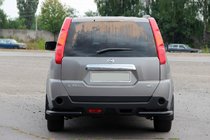 Nissan X-trail T31 2007–2014 Zadní rohy AK003 Black (2 ks, nerez) fotografie 3