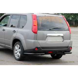 Zadní rohy AK003 Black (2 ks, nerez) Nissan X-trail T31 2007–2014 fotografie 2